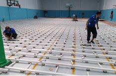 運動木地板專業安裝過程-4